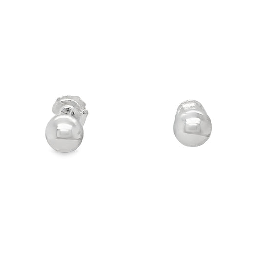 A308 Small Ball Post Earrings