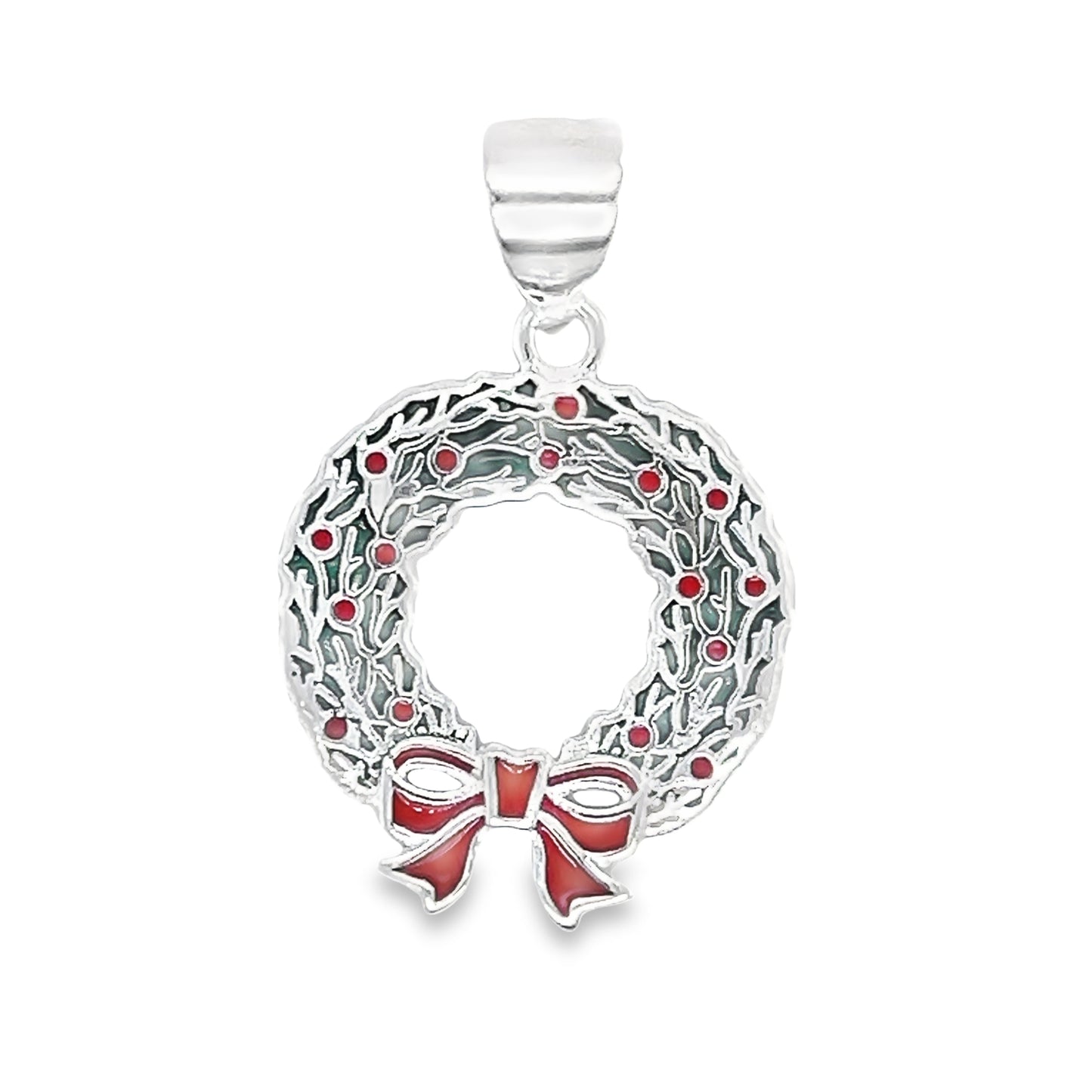 D1669 Wreath Pendant