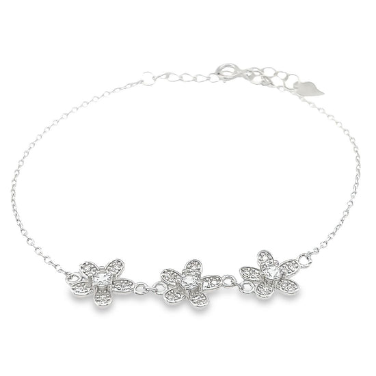 M43 Flower CZ Bracelet