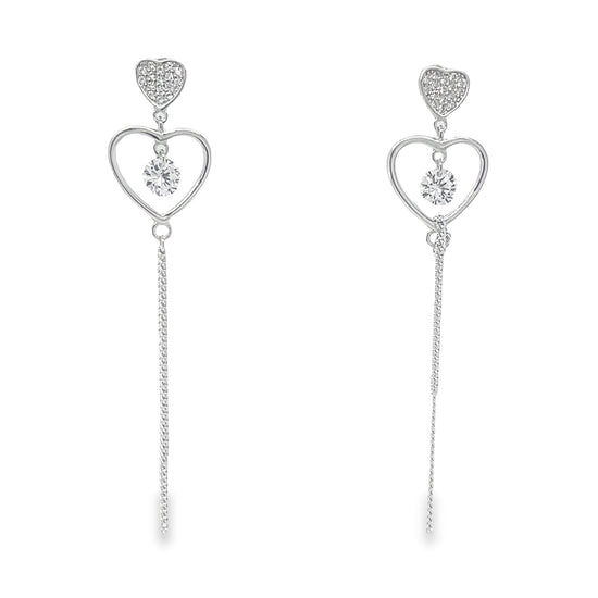 P469 Heart Earrings