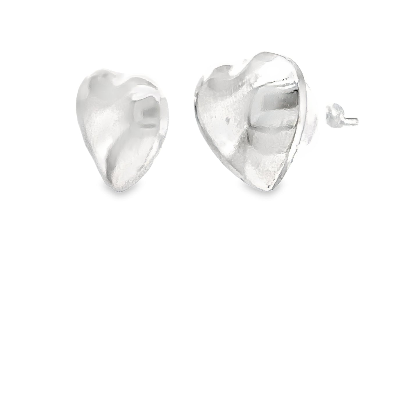 A817 Heart Post Earrings