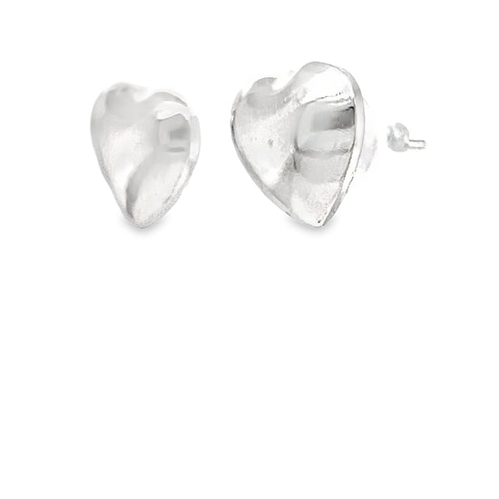 A817 Heart Post Earrings