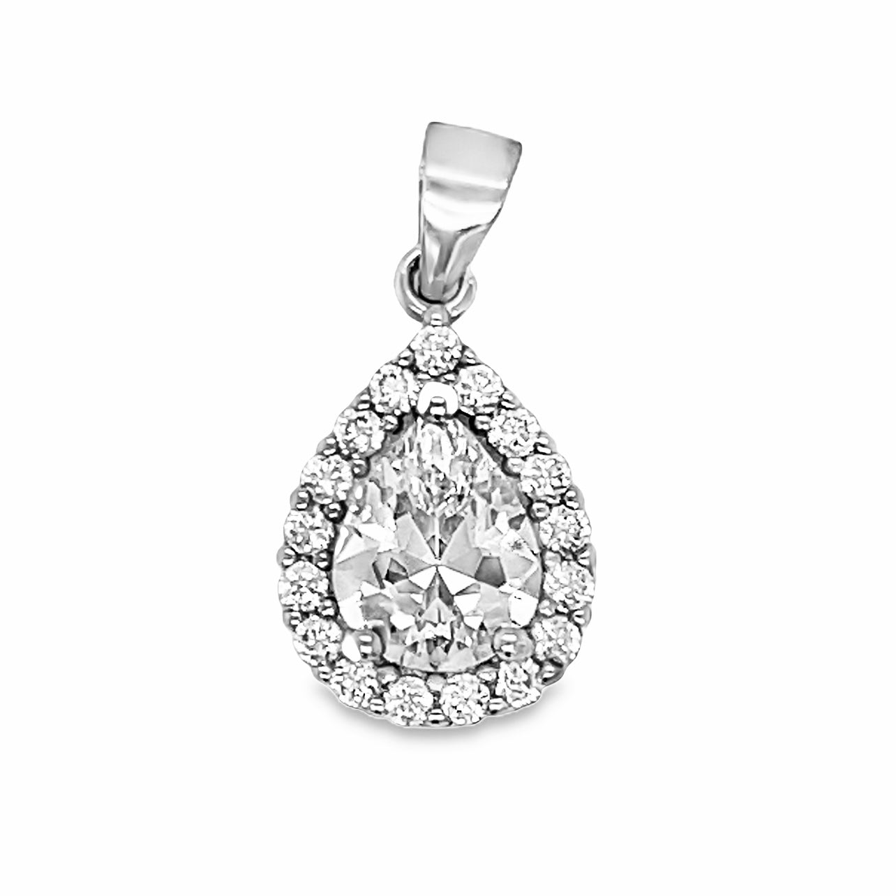 D1057 Drop CZ Pendant