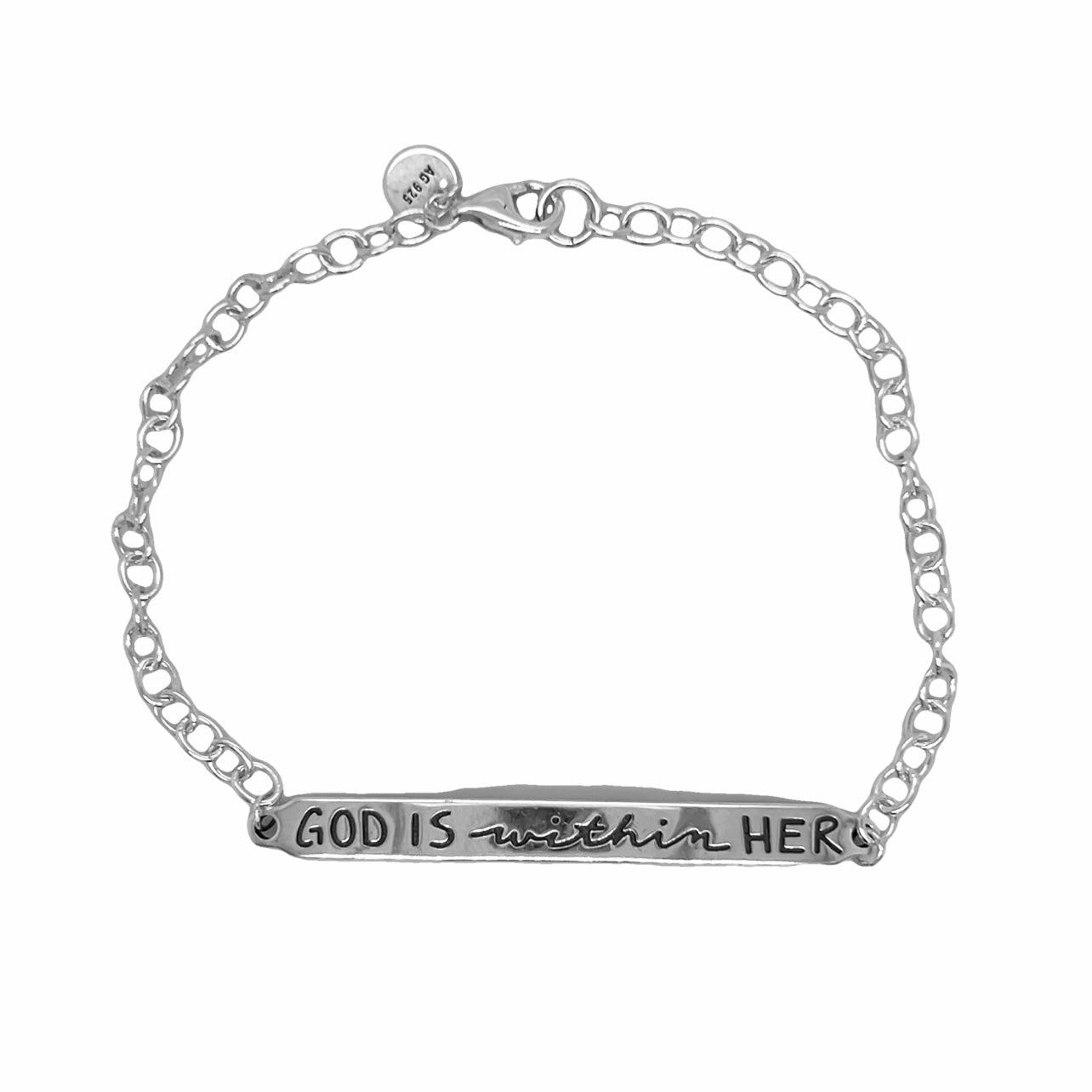 M563 God Is Within Her Bracelet