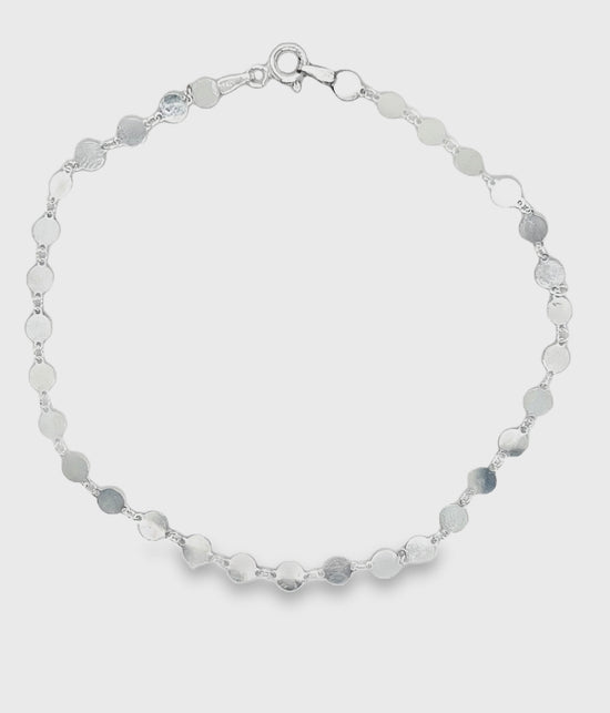 T13 Flat Circles Anklet 10in