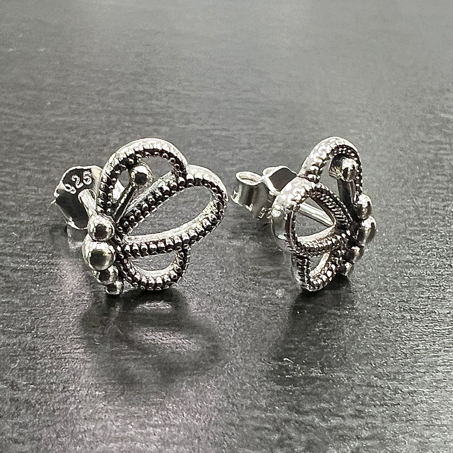 A750 butterfly post earring