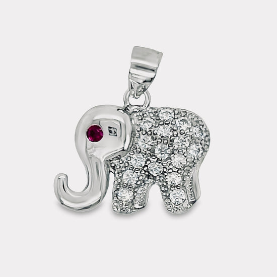 D1412 Elefante CZ Colgante