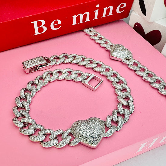 M441 Princess Heart Monaco Bracelet