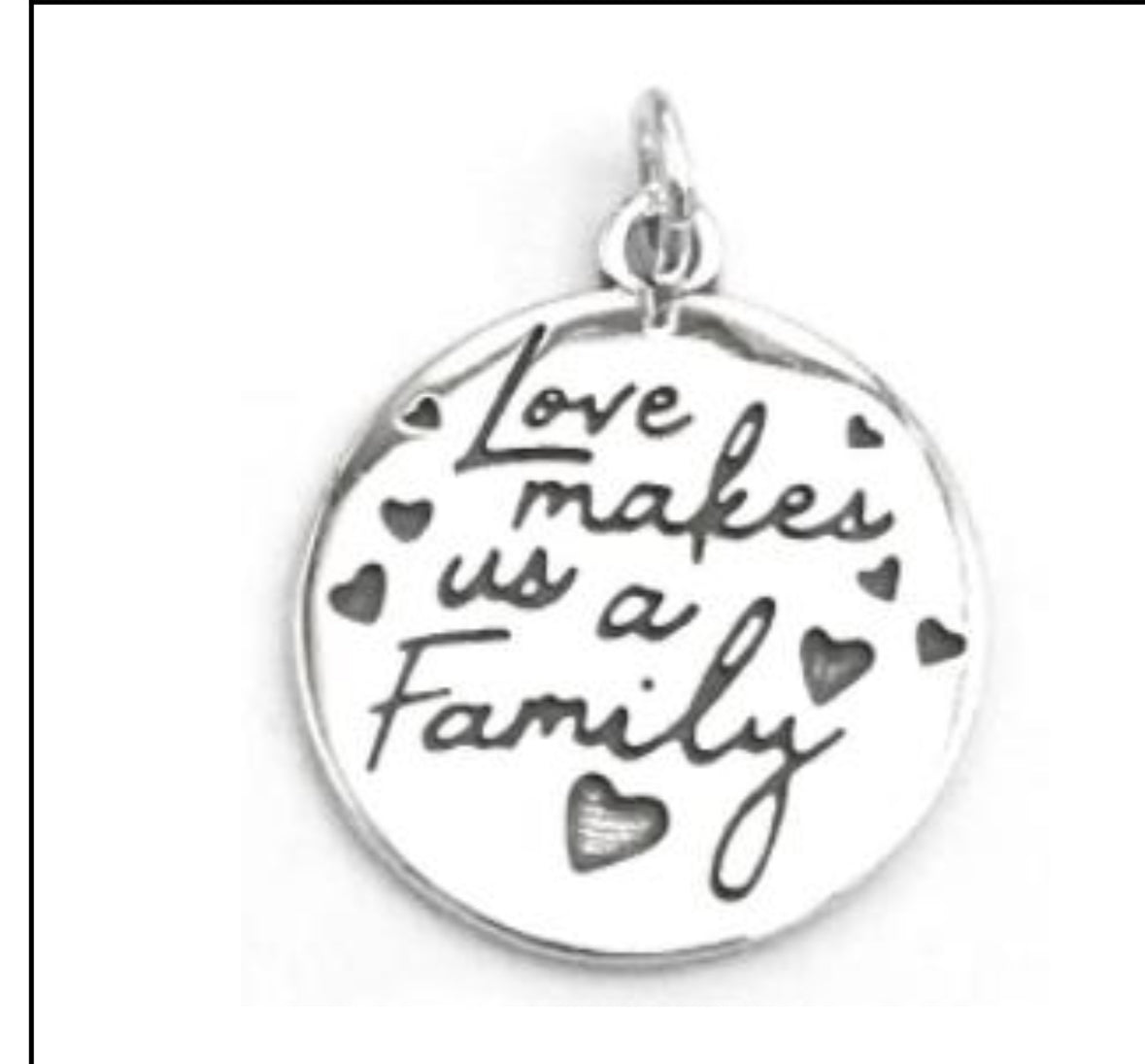 D1728 Love Makes Us A Family Pendant