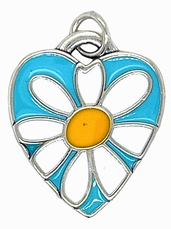 D2189 Flower Heart Pendant