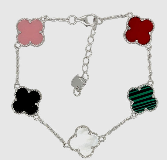 M544 Multicolor Clover Bracelet