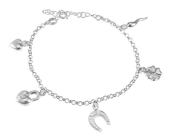 M319 Heart Horse shoes Bracelet