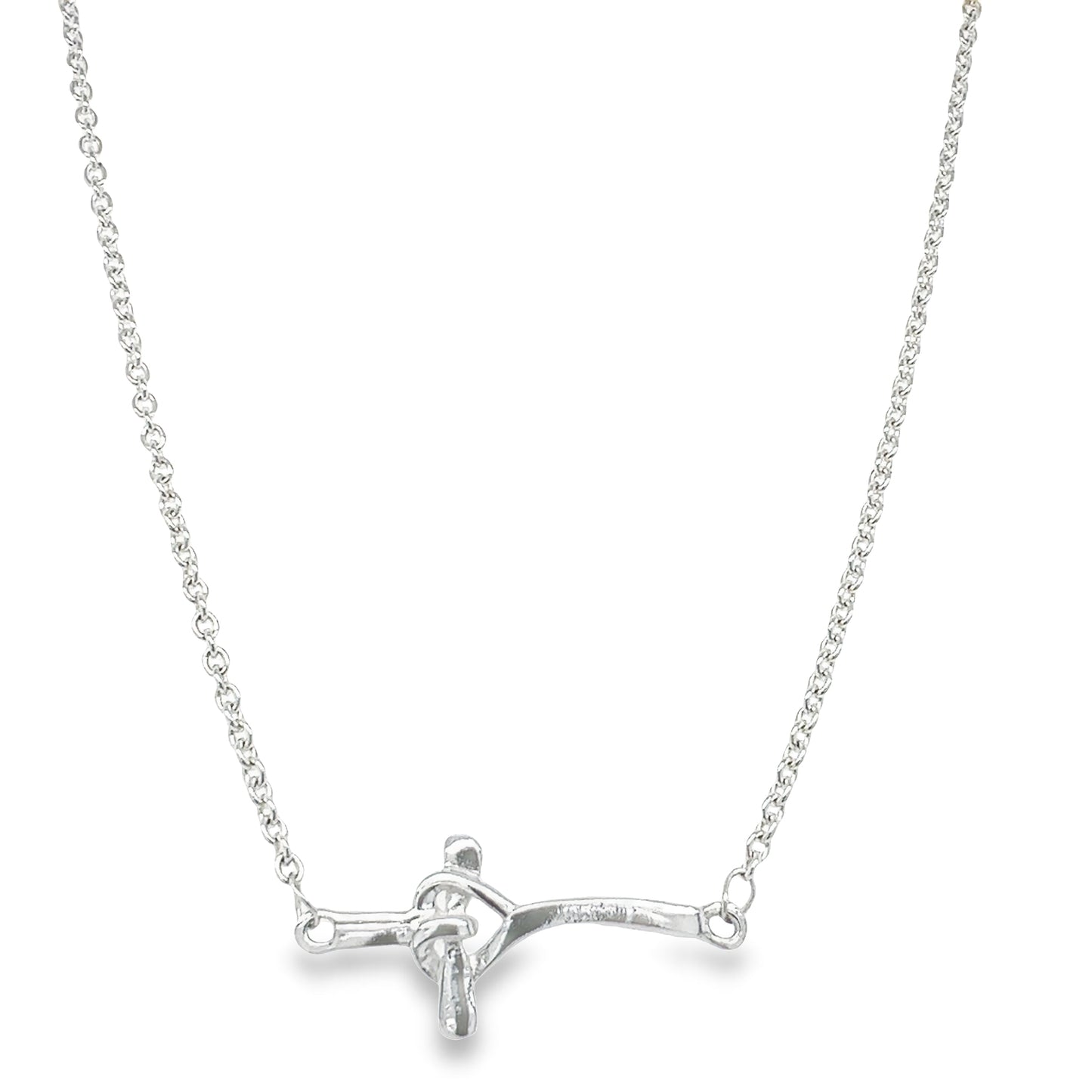 CA241 cross heart necklace