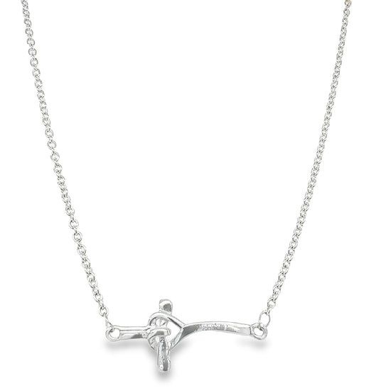 CA241 cross heart necklace