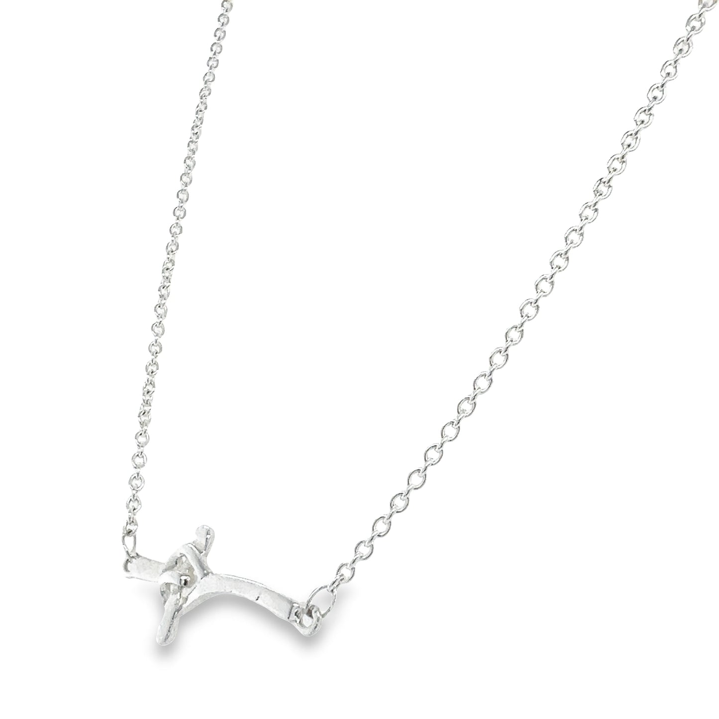 CA241 cross heart necklace