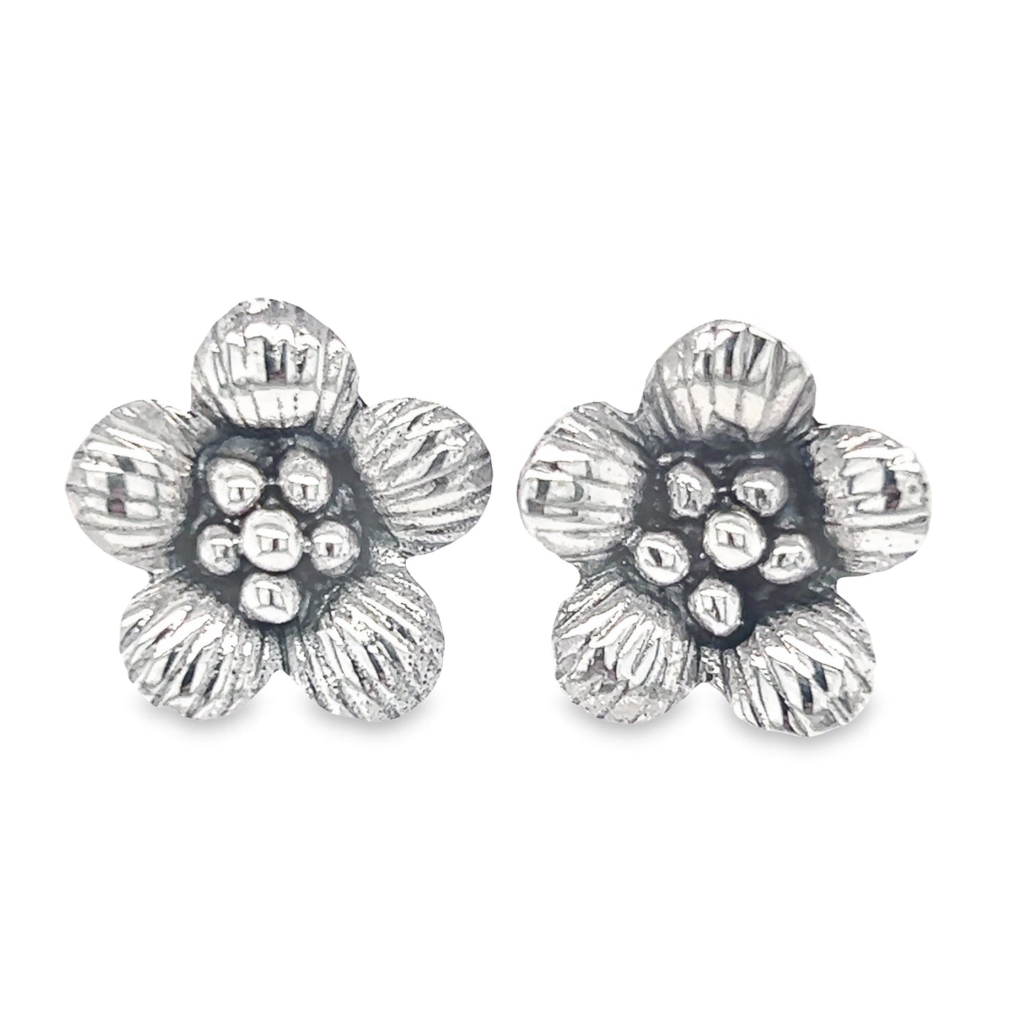 A795 Flower Post Earrings