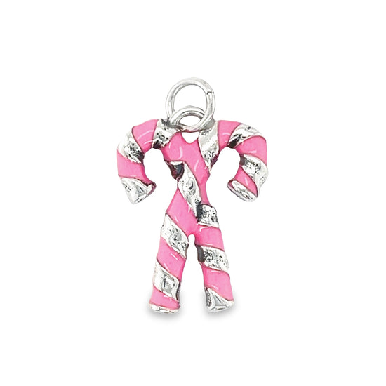 D1330 Pink Candy Cane Pendant