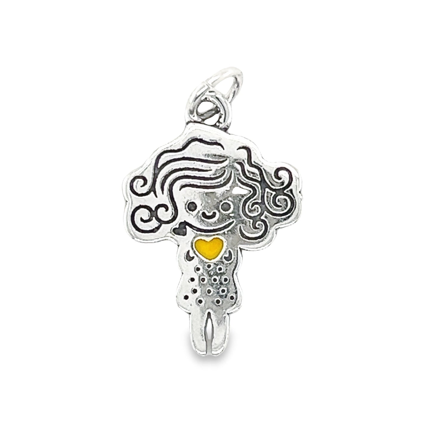 D1274 Yellow Girl Pendant