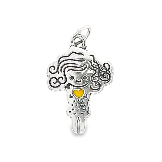 D1274 Yellow Girl Pendant