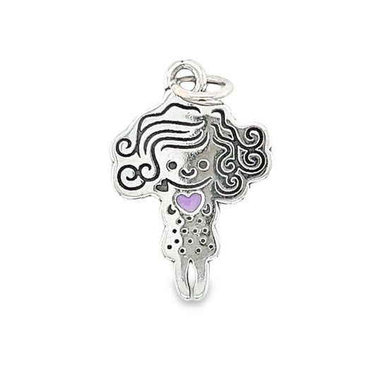 D1256 Violet Girl Pendant