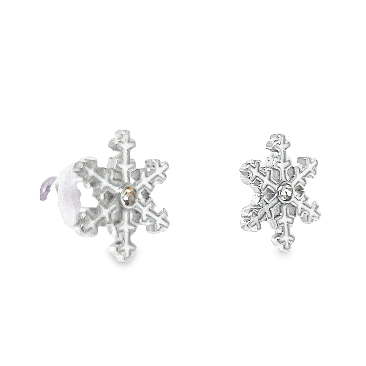 A798 Snowflakes Post Earrings