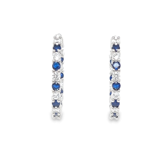 P414 Diamond Stone Earrings