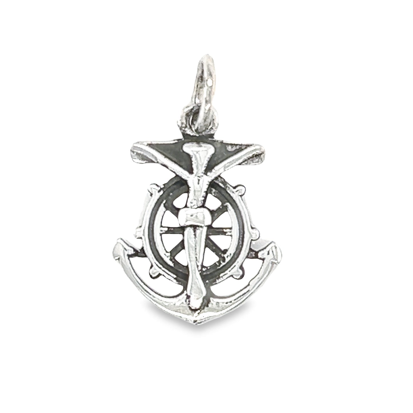 D366 Anchor And Rudder Pendant