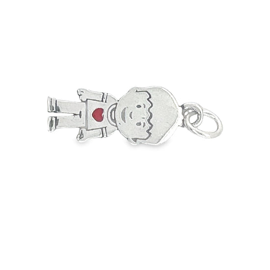 D1253 Red Boy Pendant