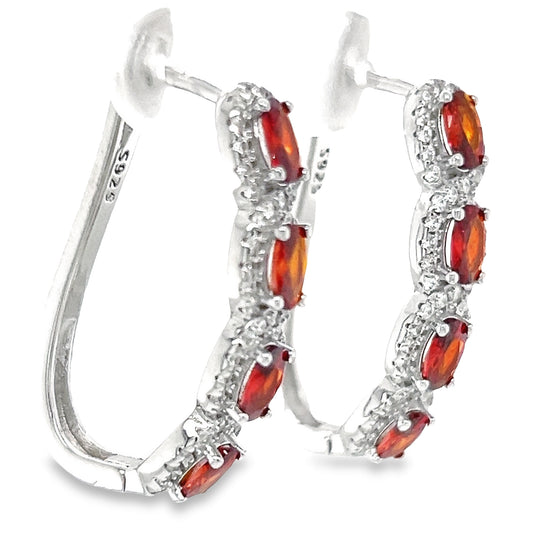 P512 Red Climber Earrings