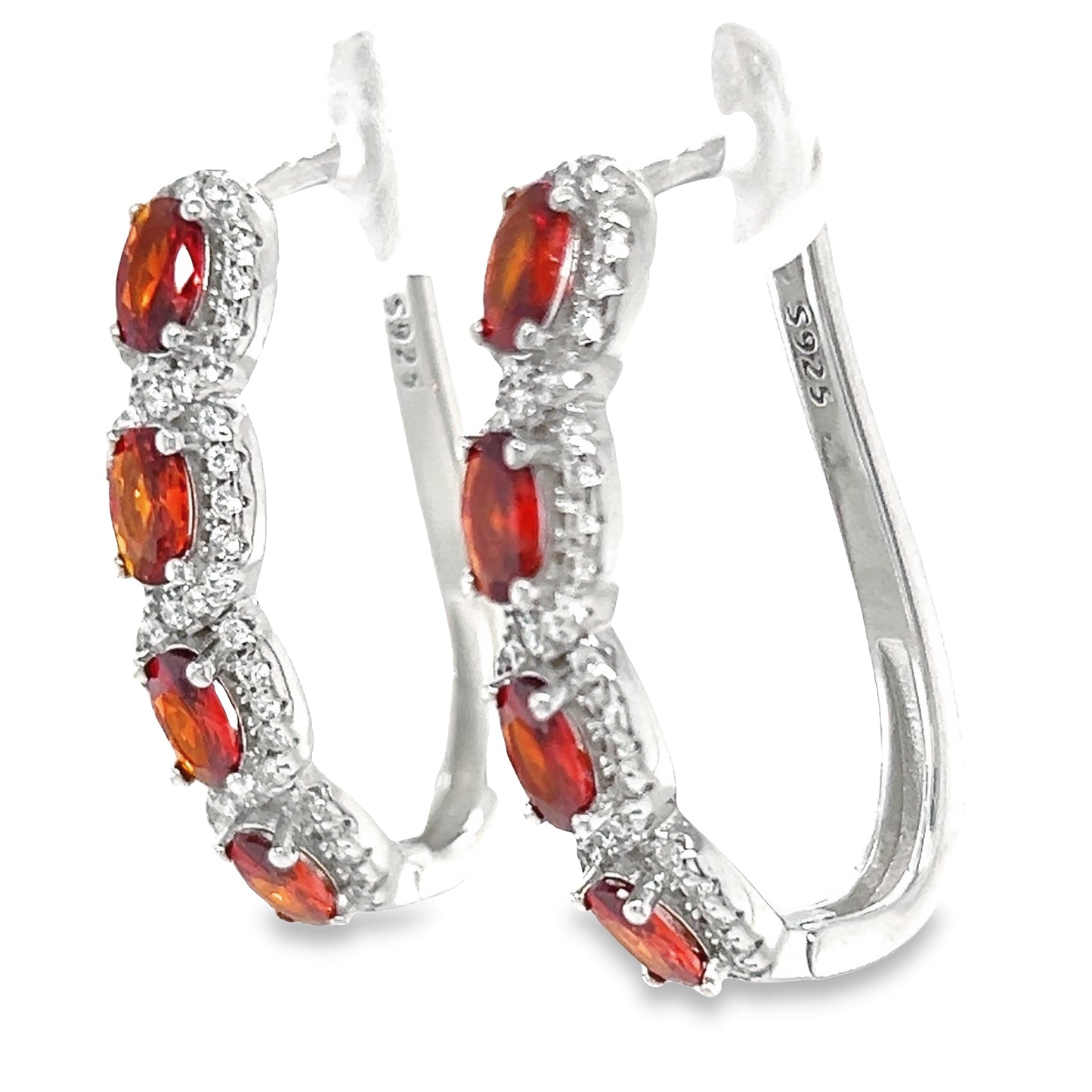 P512 Red Climber Earrings