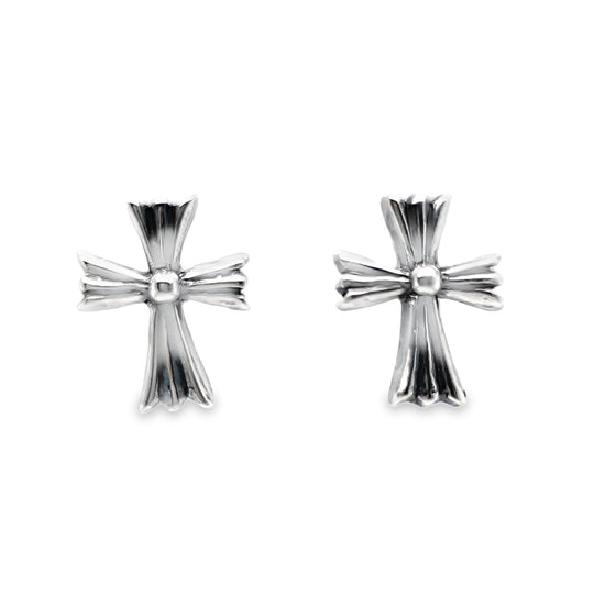 A814 Cross Post Earrings