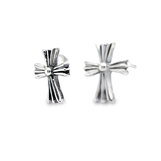 A814 Cross Post Earrings