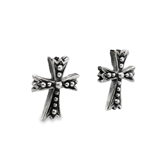 A816 Cross Post Earrings