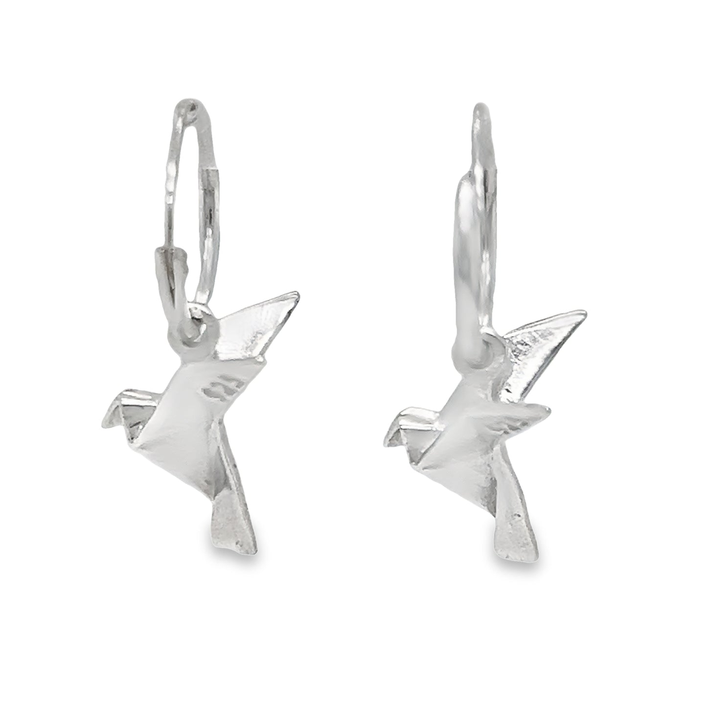 P150 Pendientes Huggie Bird