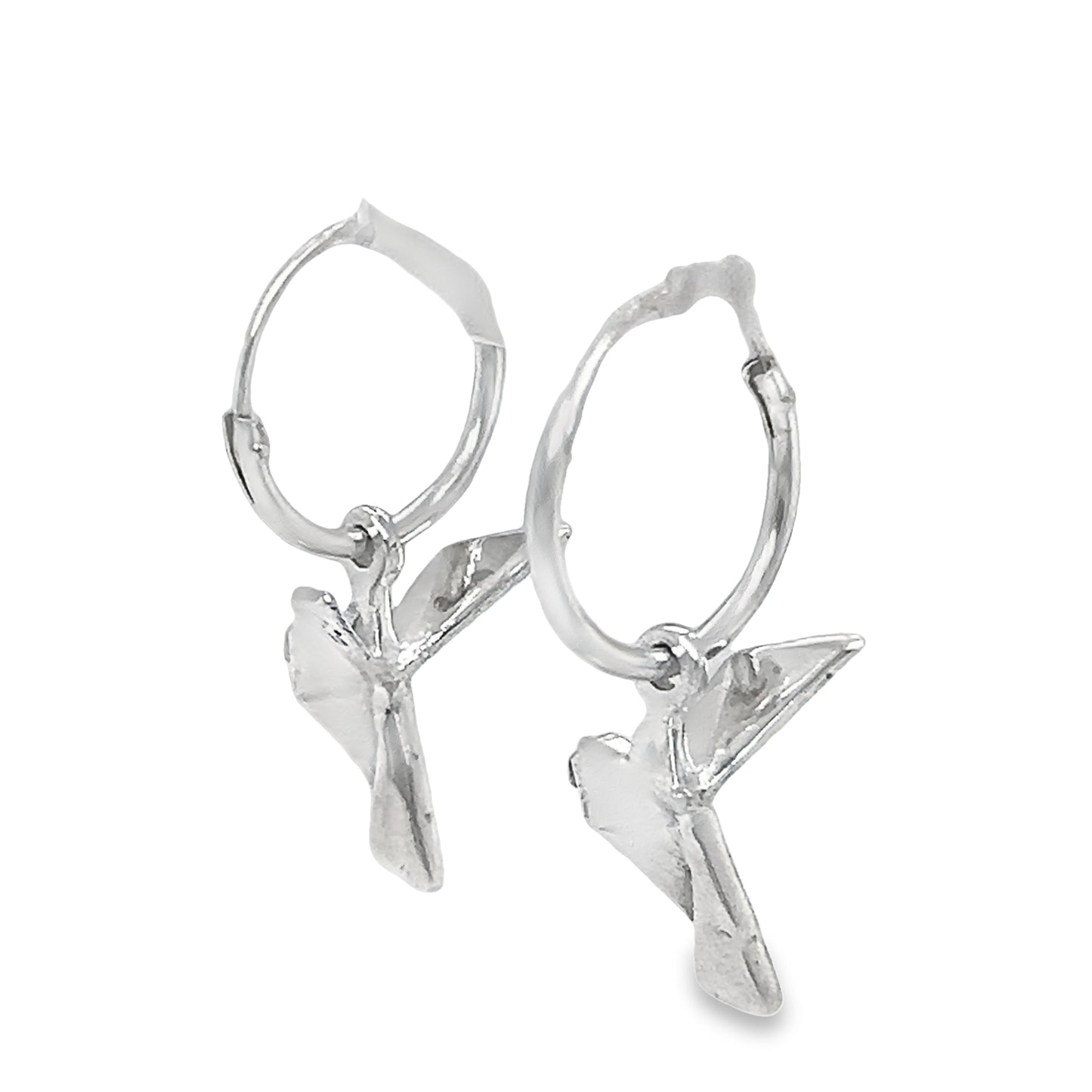 P150 Pendientes Huggie Bird