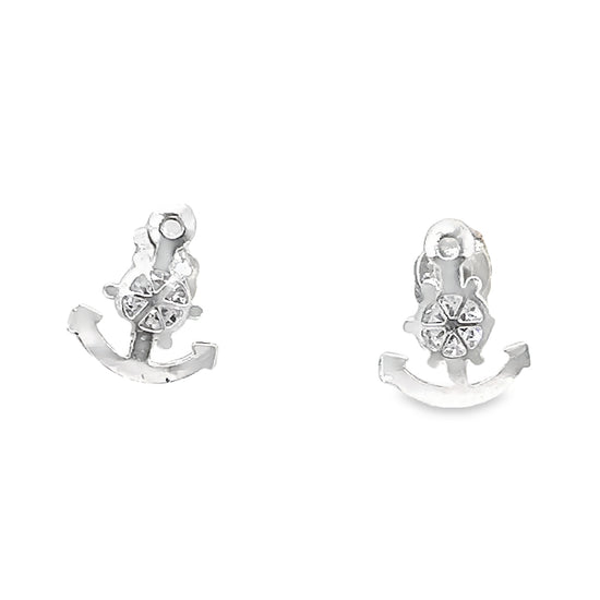 A12 Anchor Post Earrings