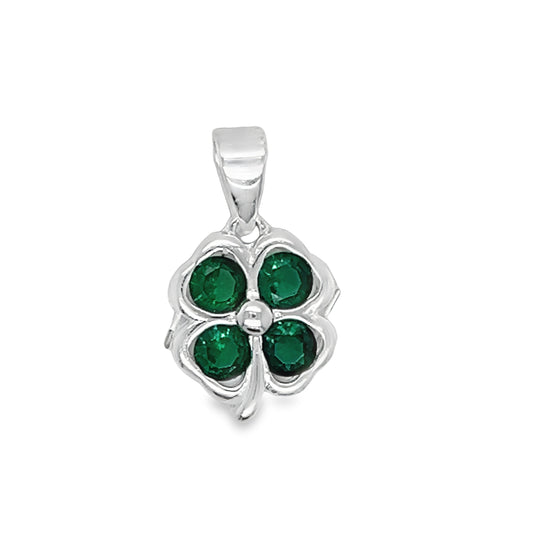 D41 Green Clover Pendant