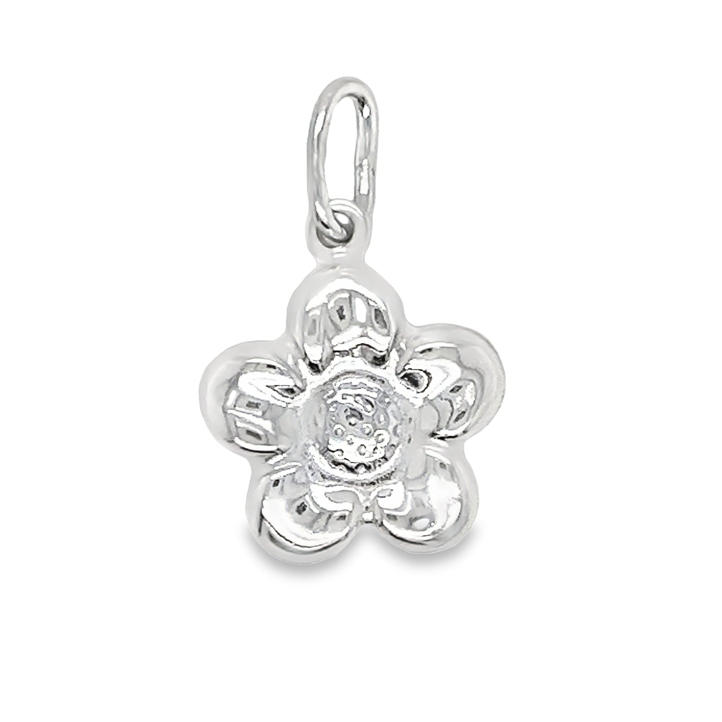 D1041 Double Sided Flower Pendant