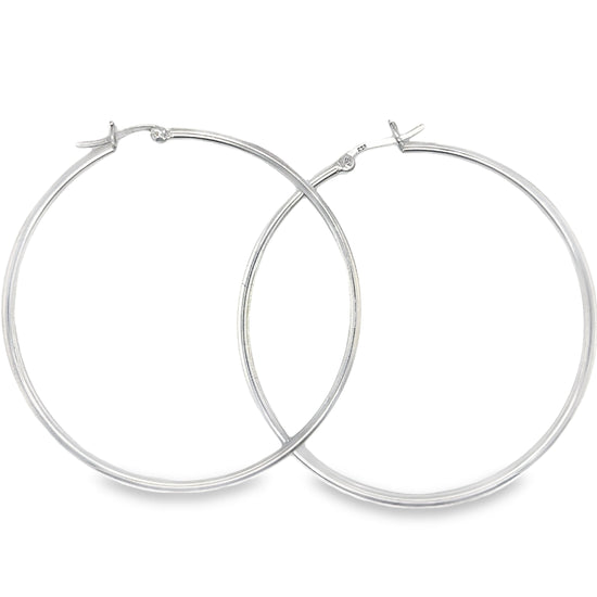 P521 Round Hoop Earrings