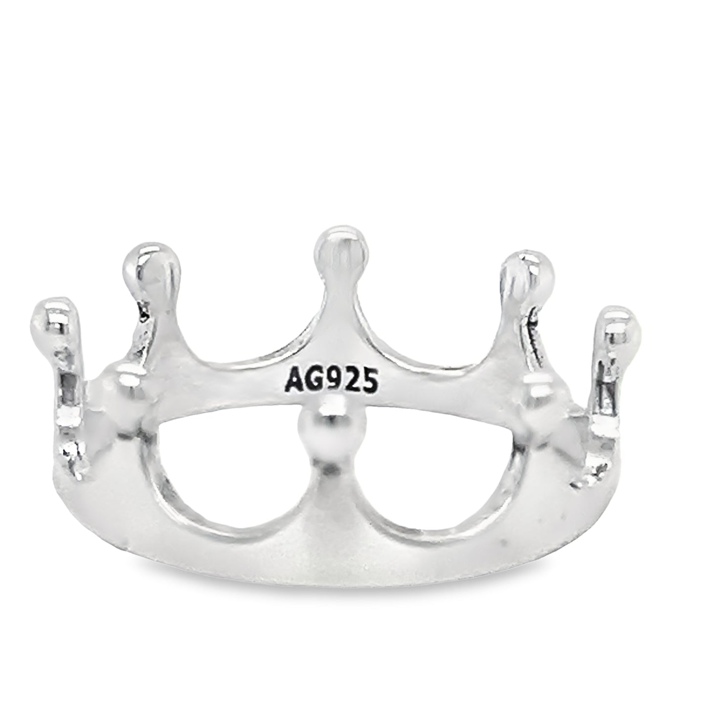 R844 Anillo Corona Lisa