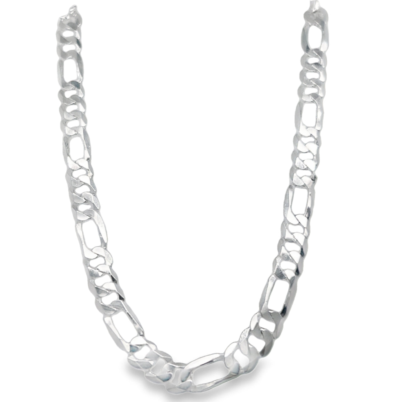 CA251 Figaro Fl Chain Necklace 6mm