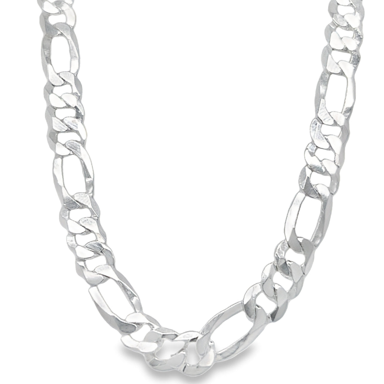 CA252 Figaro Fl Chain Necklace-7mm