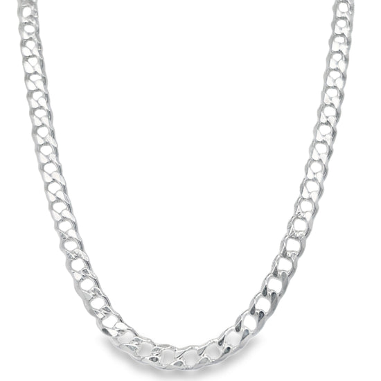 CA90 Cuban Curb Chain Necklace-3.5mm