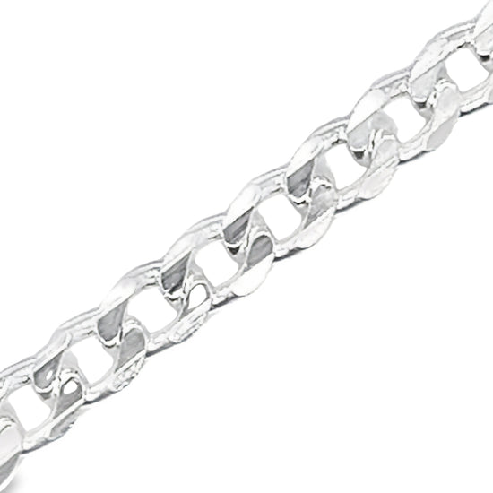 CA90 Cuban Curb Chain Necklace-3.5mm