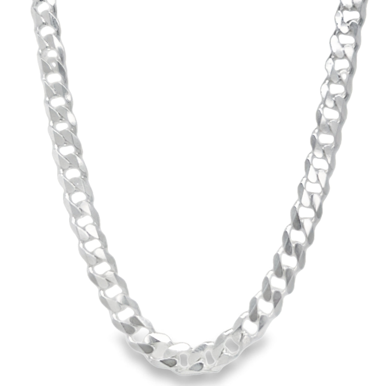 CA87 Cuban Curb Chain Necklace -4.5mm