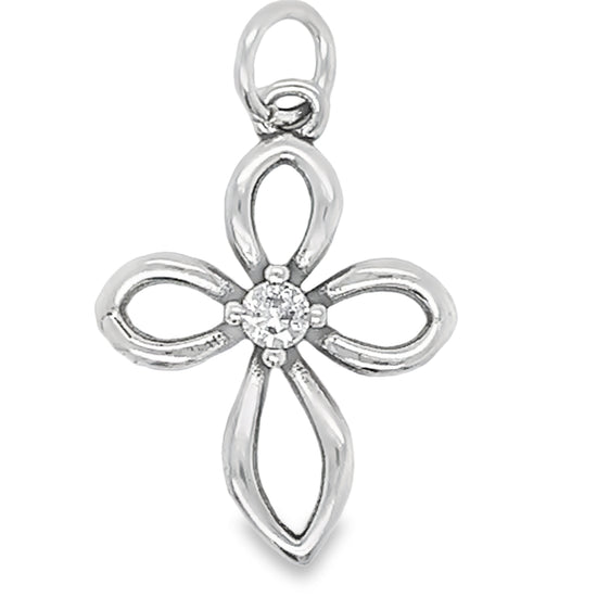 D1720 Open Cross Pendant