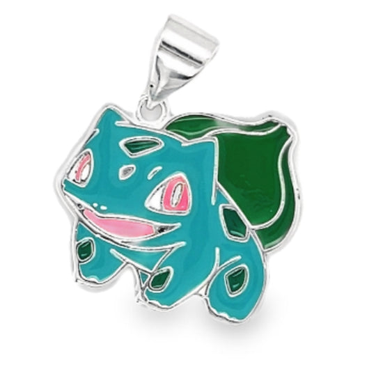 D1760 Blue Plant Animal Pendant