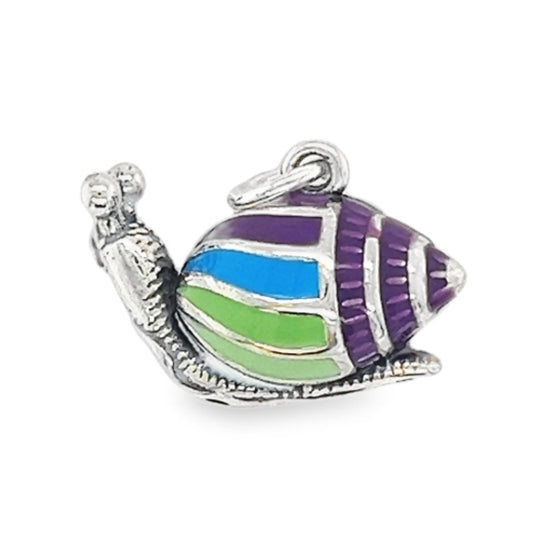 D1745 Colorful Snail Pendant