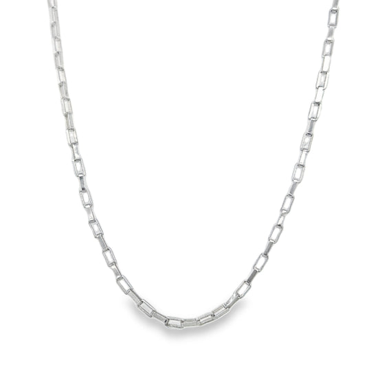 CA60 Long Box Chain Necklace 1.5mm