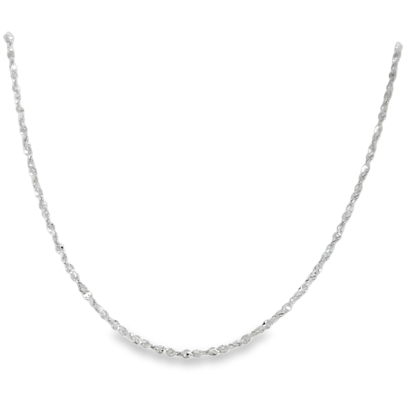 CA223 Diamond Cut Chain Necklaces 1.5mm